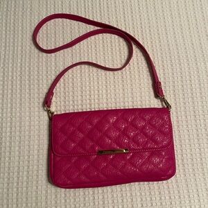 Damsel in distress hot pink concealed carry Kari’s clutch purse. 11.5 X 6.75